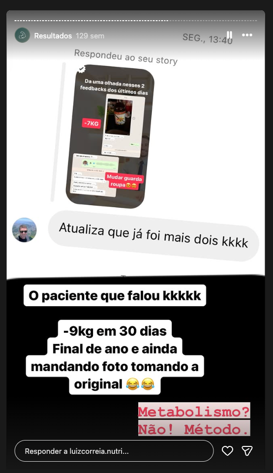 Print de depoimento 3