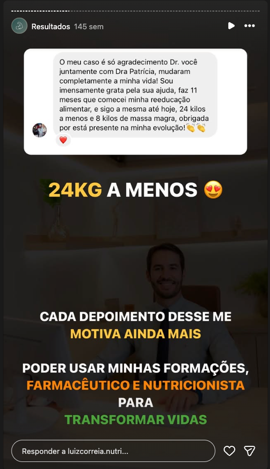Print de depoimento 10