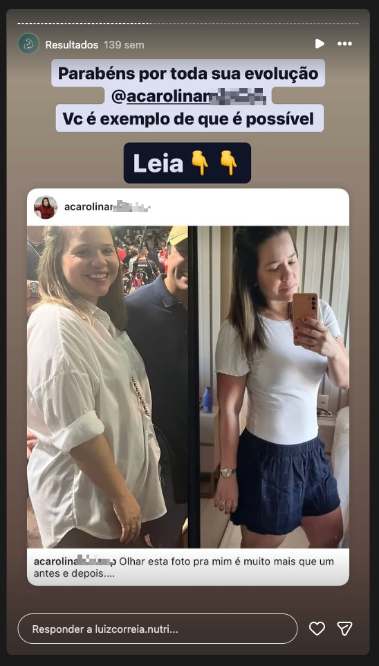 Print de depoimento 4